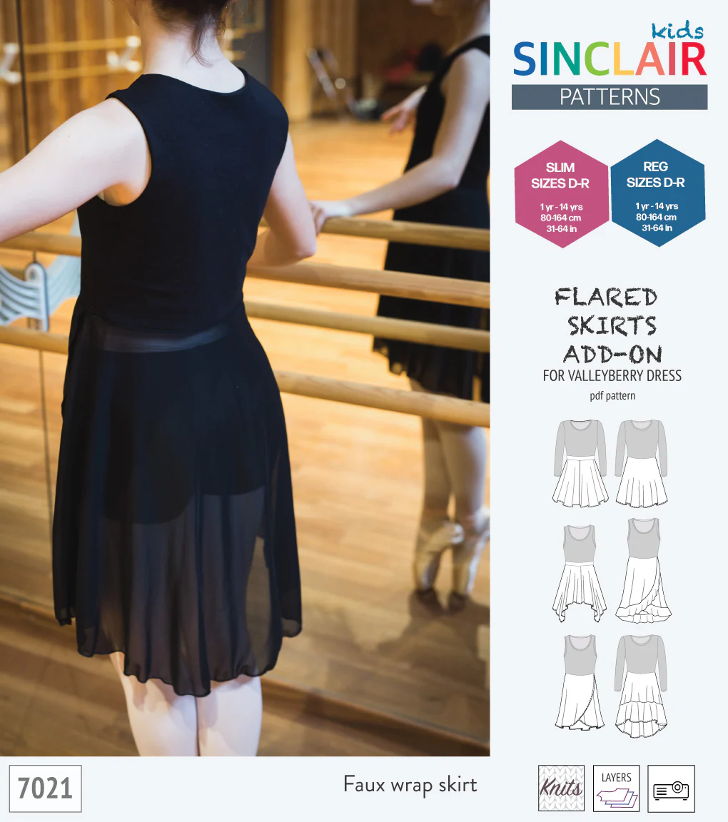 ADD-ON Flared skirts add-on pack for Valleyberry dress for children (PDF) - Image 15