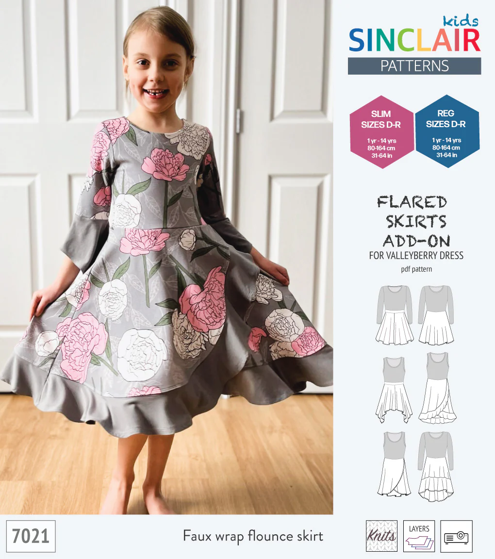 ADD-ON Flared skirts add-on pack for Valleyberry dress for children (PDF) - Image 29