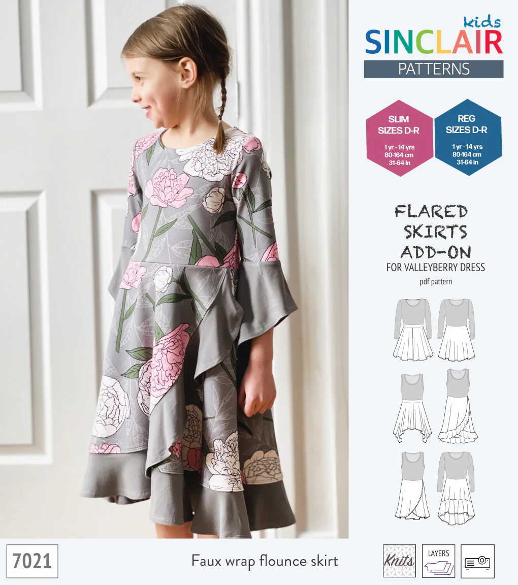 ADD-ON Flared skirts add-on pack for Valleyberry dress for children (PDF) - Image 30