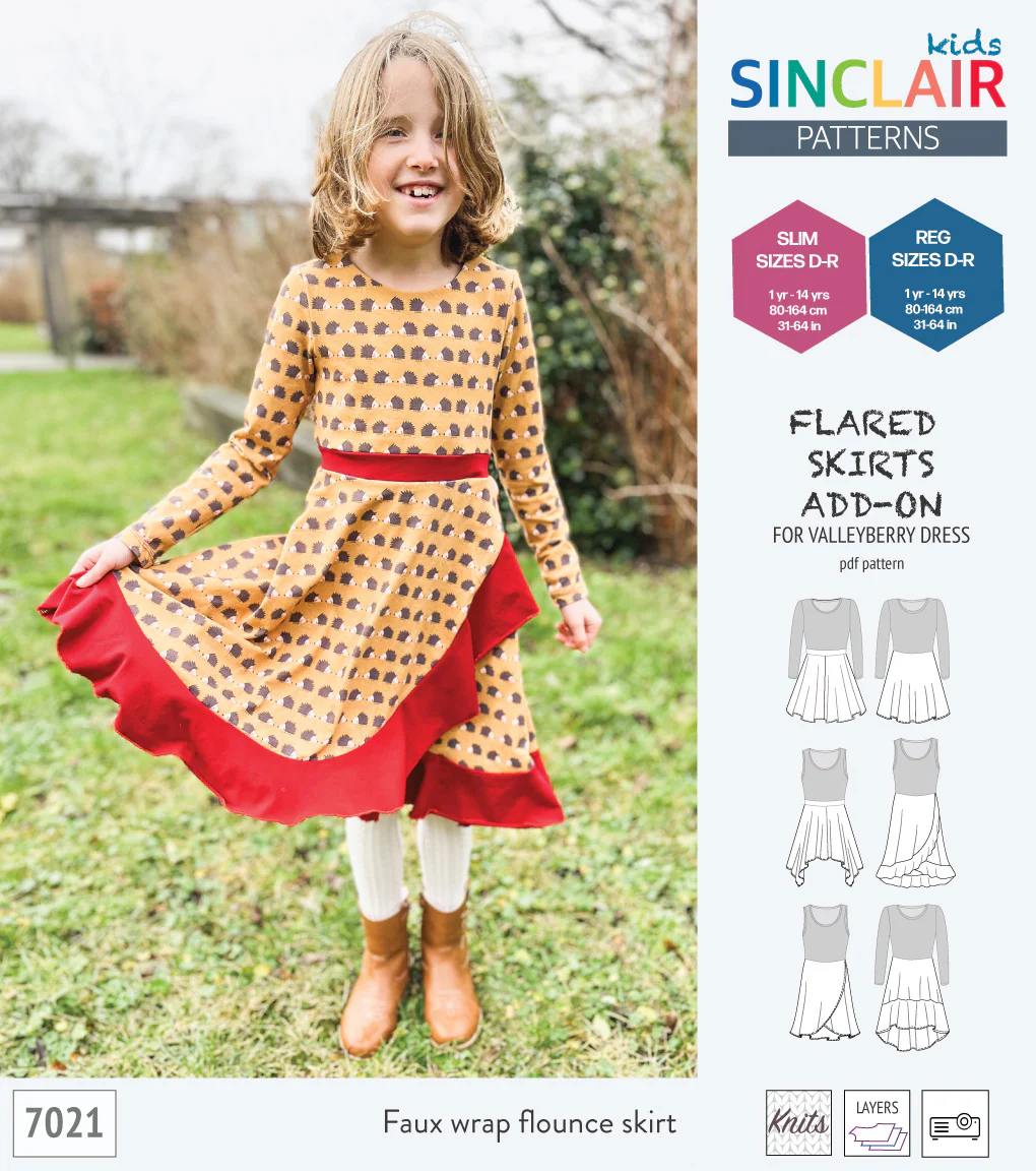 ADD-ON Flared skirts add-on pack for Valleyberry dress for children (PDF) - Image 32