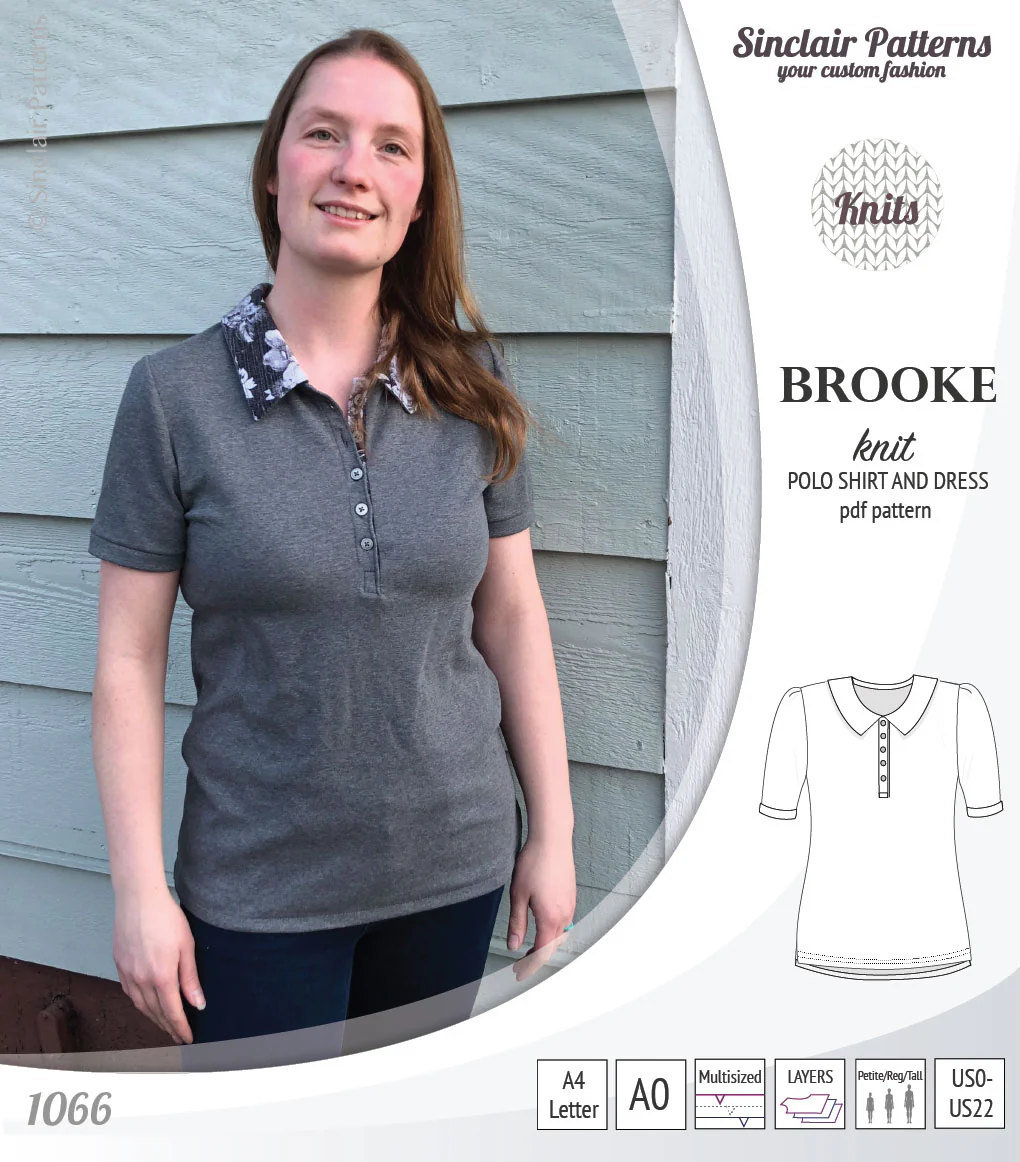 Brooke knit polo shirt and dress for women (PDF) - Image 13
