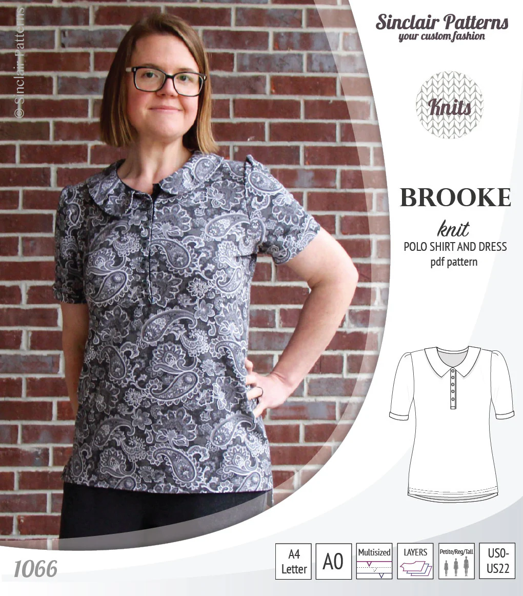 Brooke knit polo shirt and dress for women (PDF) - Image 16