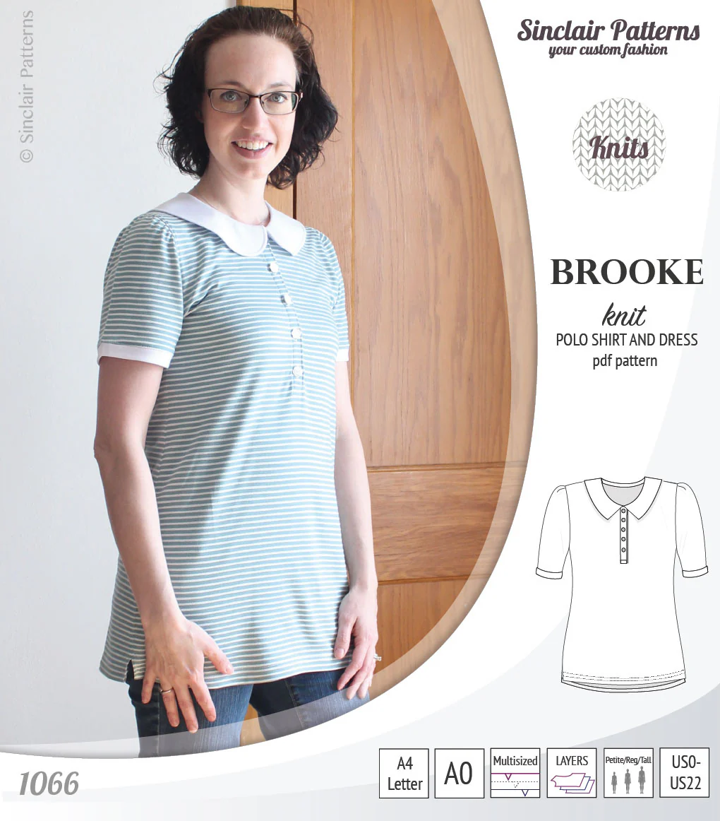 Brooke knit polo shirt and dress for women (PDF) - Image 18