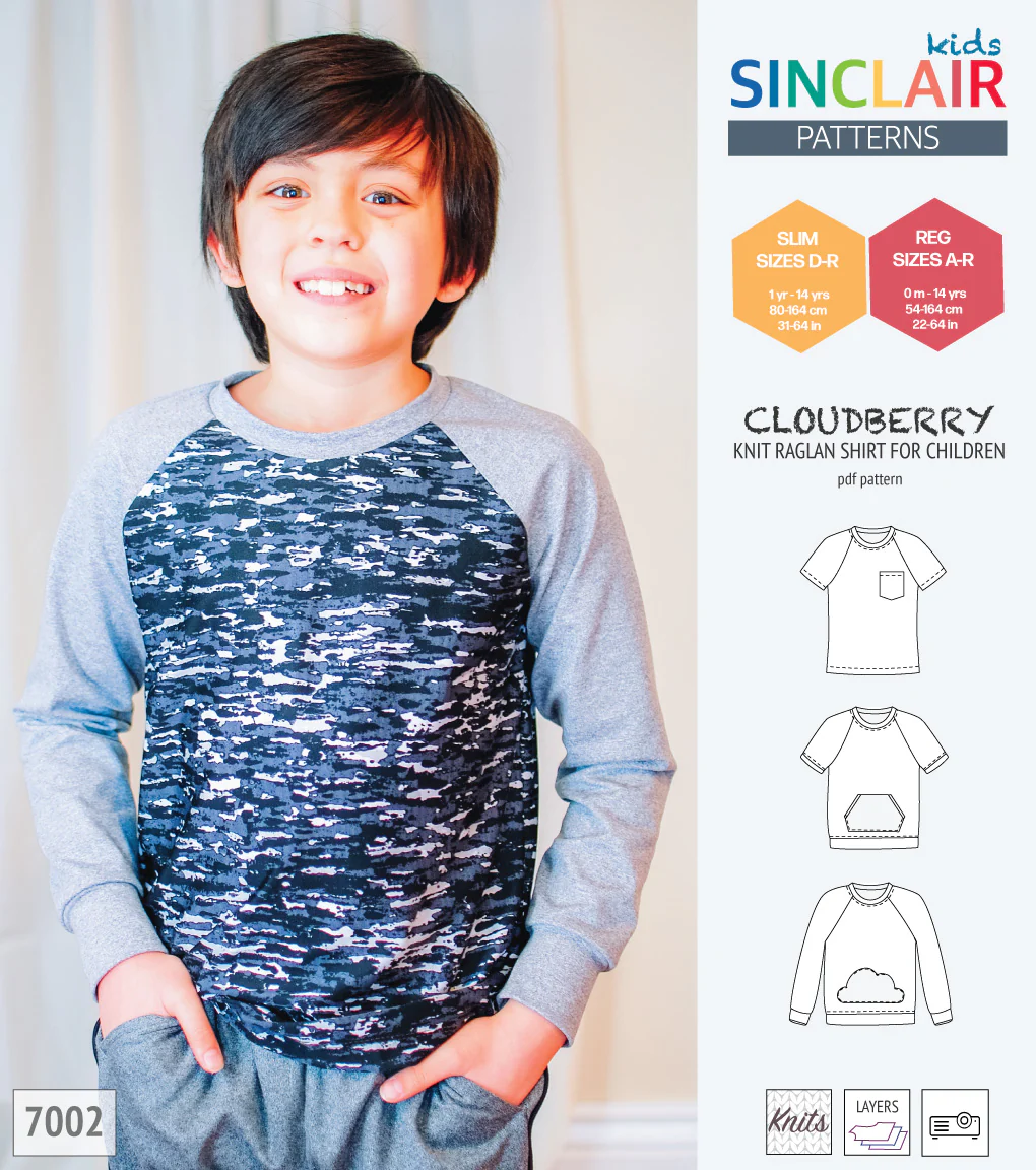 Cloudberry knit raglan shirt for children (PDF) - Image 10