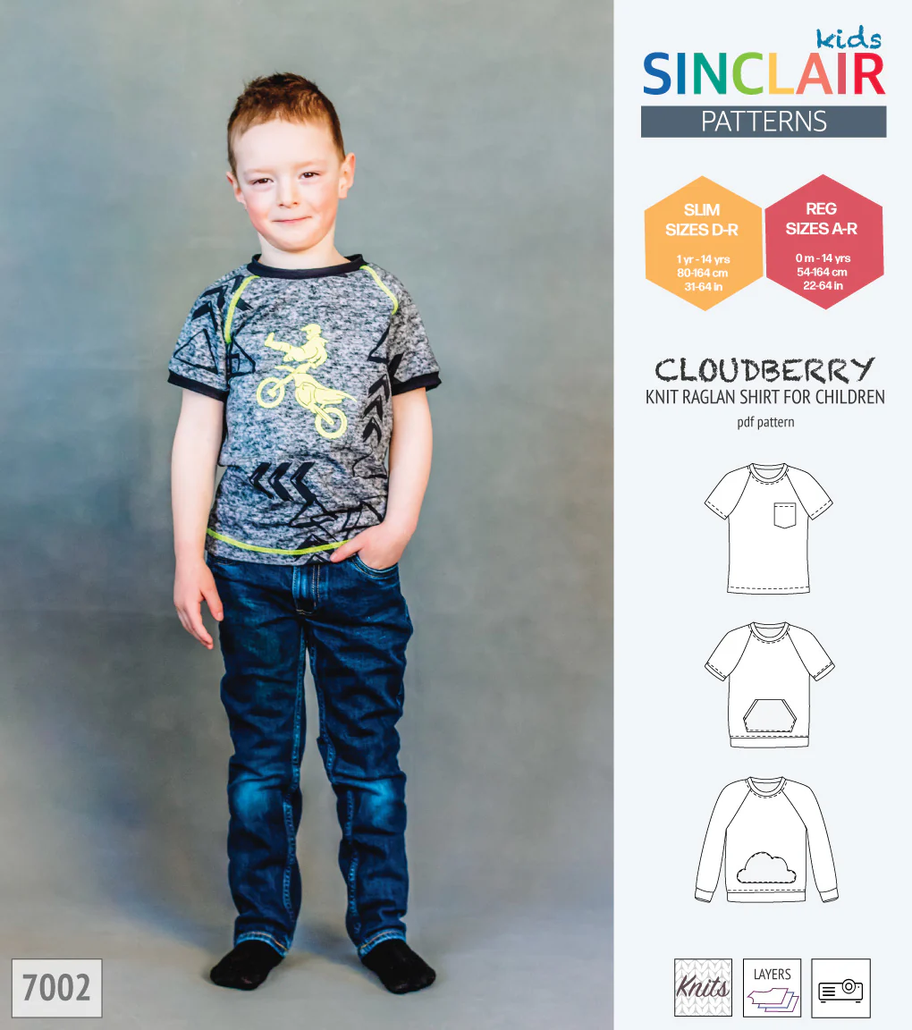 Cloudberry knit raglan shirt for children (PDF) - Image 14