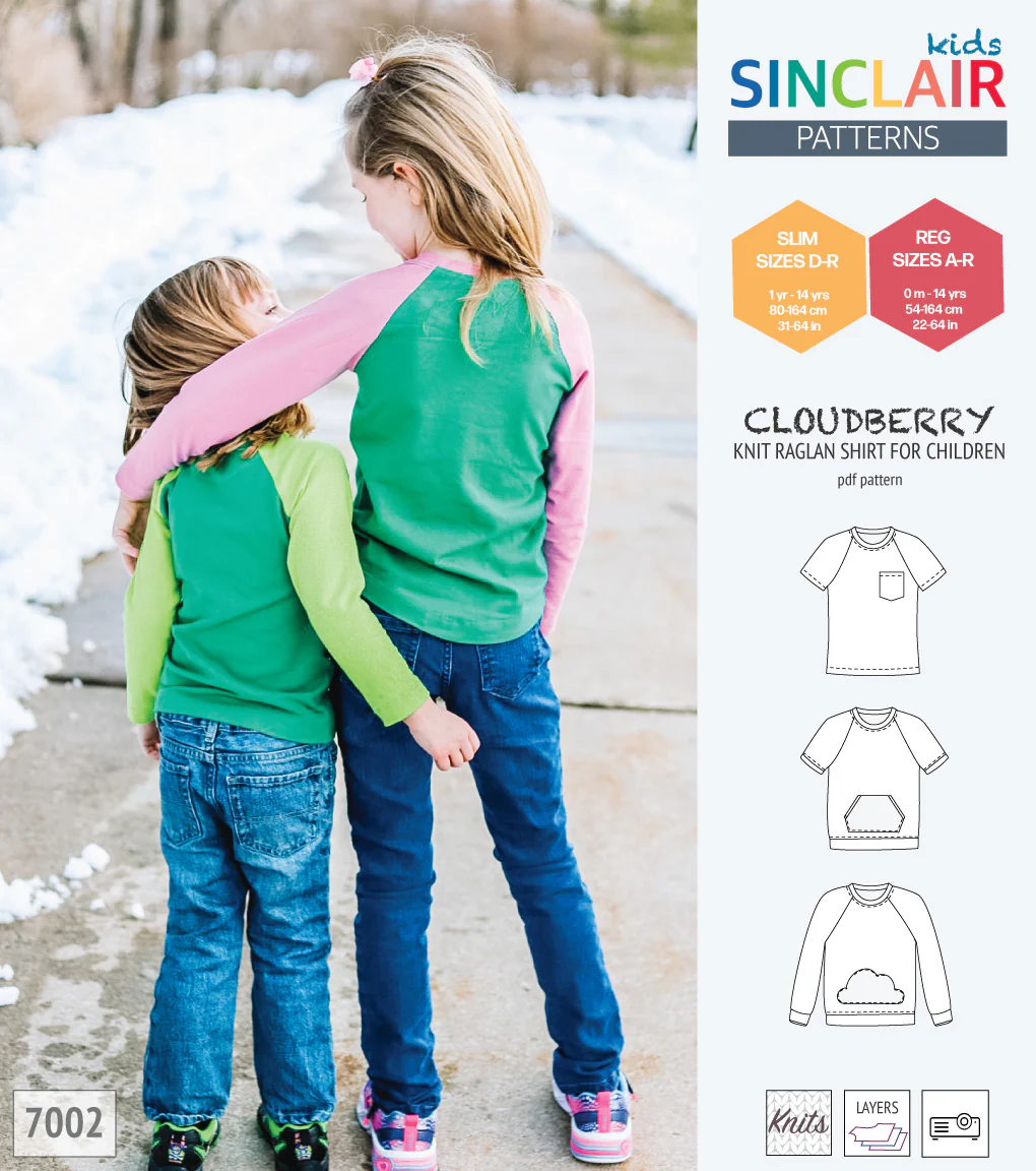 Cloudberry knit raglan shirt for children (PDF) - Image 17