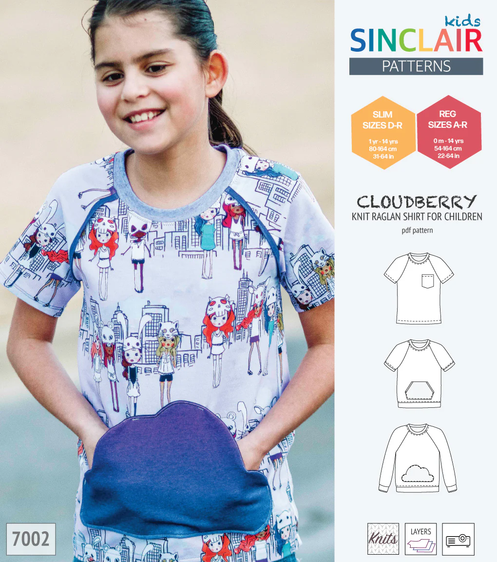 Cloudberry knit raglan shirt for children (PDF) - Image 18