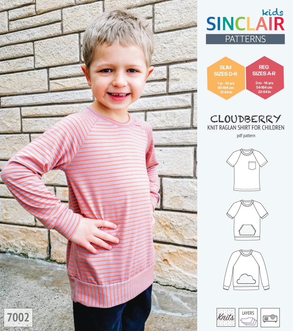 Cloudberry knit raglan shirt for children (PDF) - Image 19