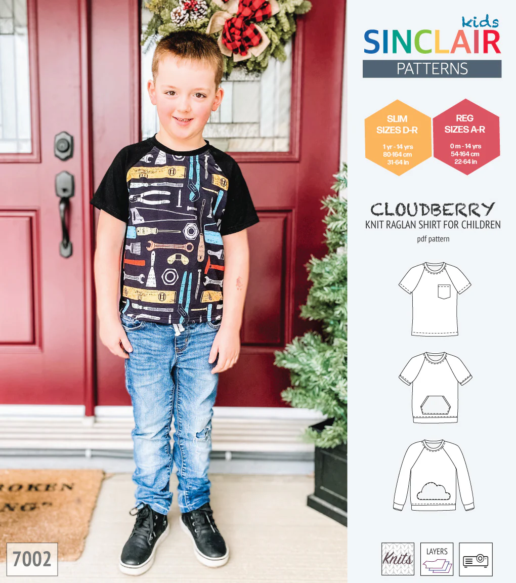 Cloudberry knit raglan shirt for children (PDF) - Image 20