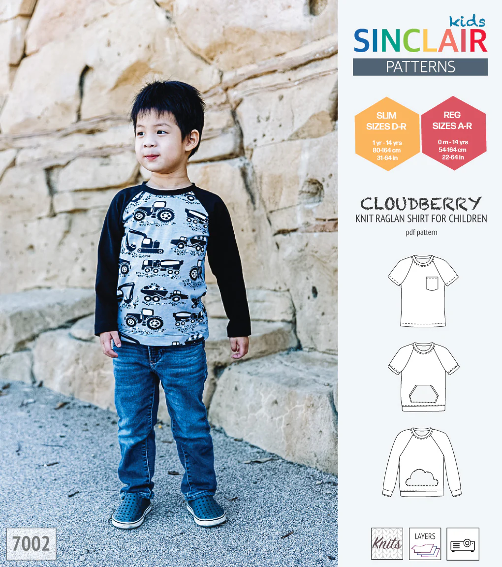 Cloudberry knit raglan shirt for children (PDF) - Image 22