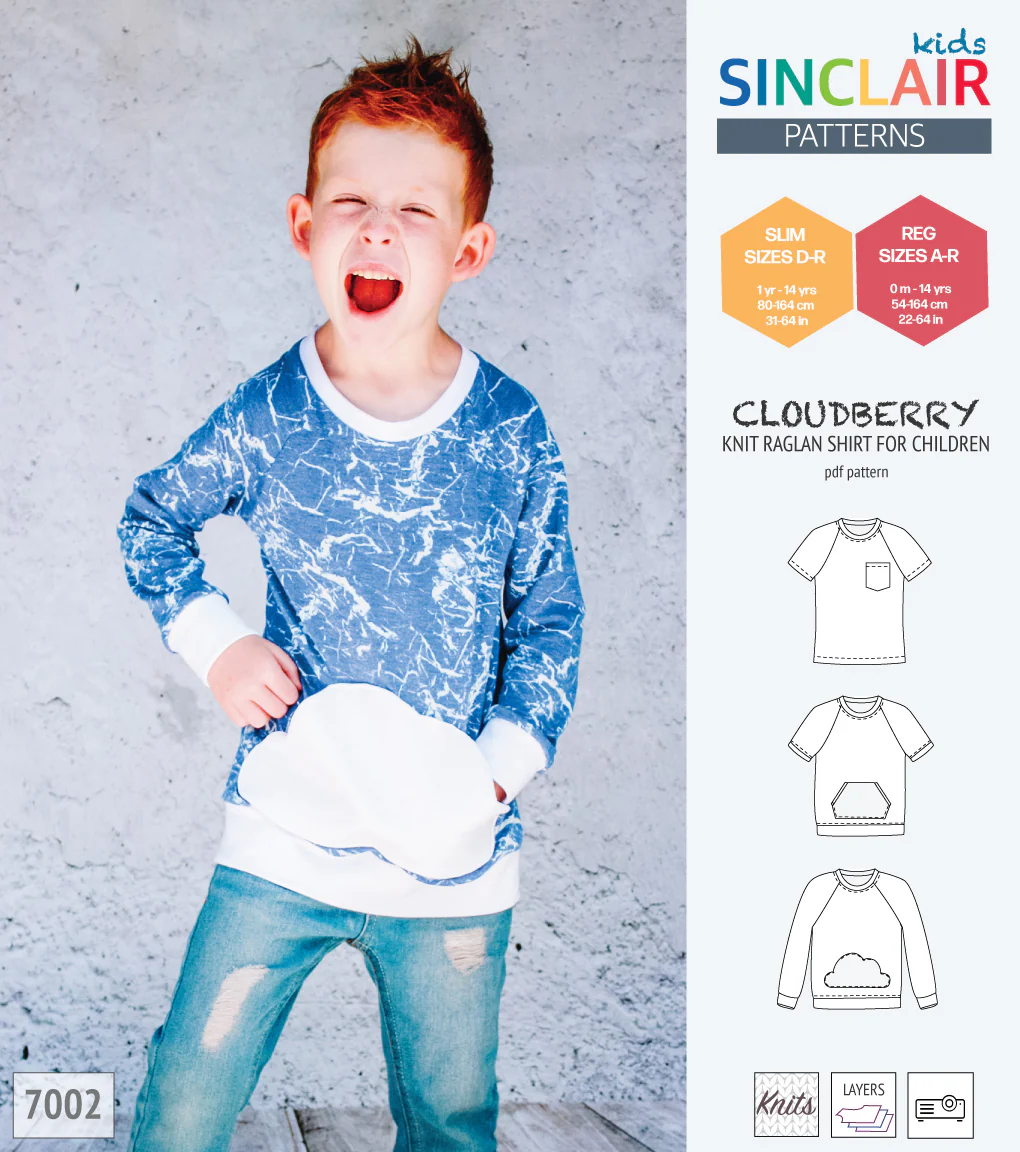 Cloudberry knit raglan shirt for children (PDF) - Image 23