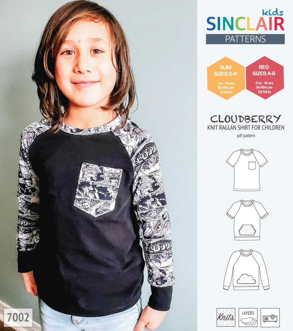 Cloudberry knit raglan shirt for children (PDF) - Image 25