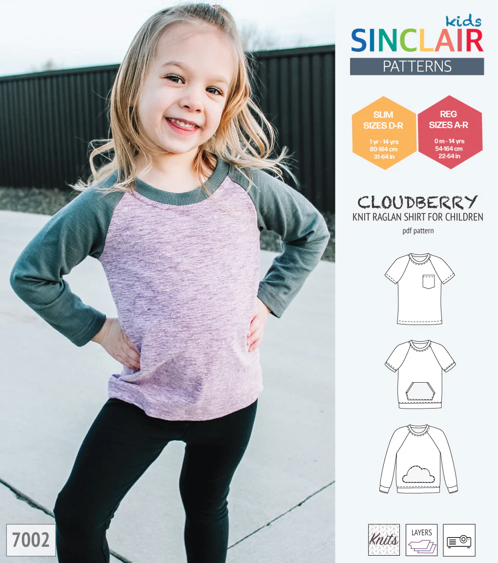 Cloudberry knit raglan shirt for children (PDF) - Image 26