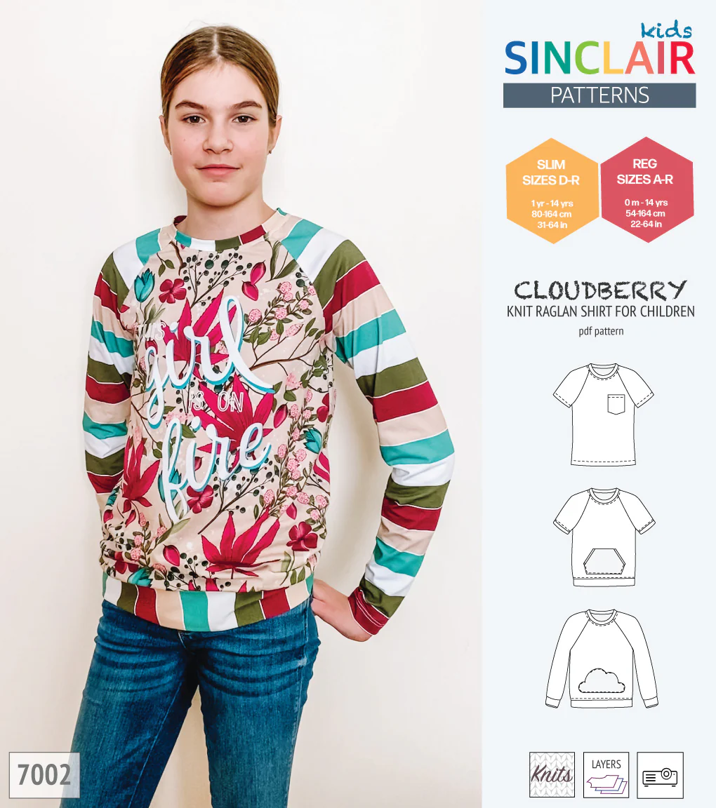 Cloudberry knit raglan shirt for children (PDF) - Image 36