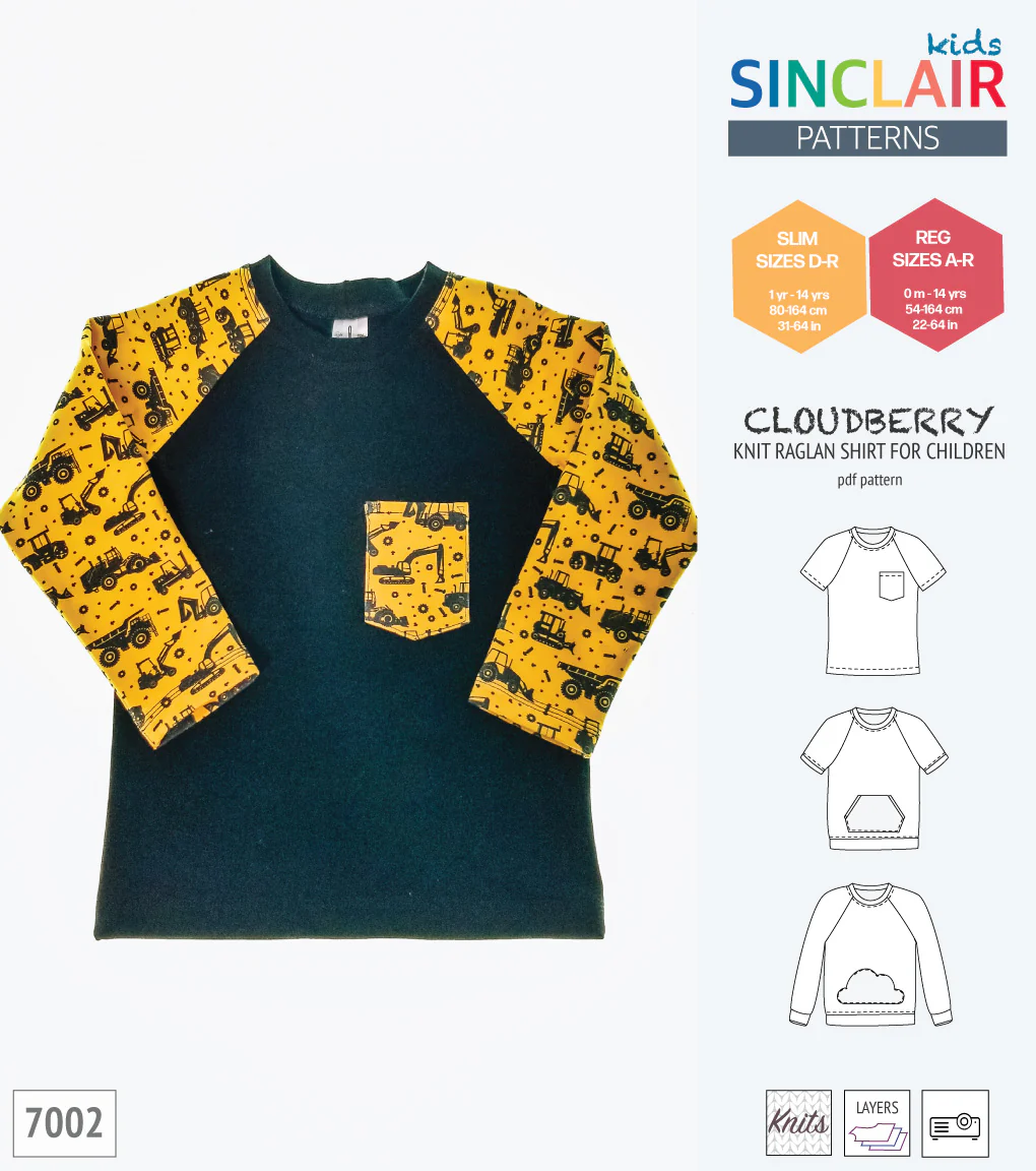 Cloudberry knit raglan shirt for children (PDF) - Image 39