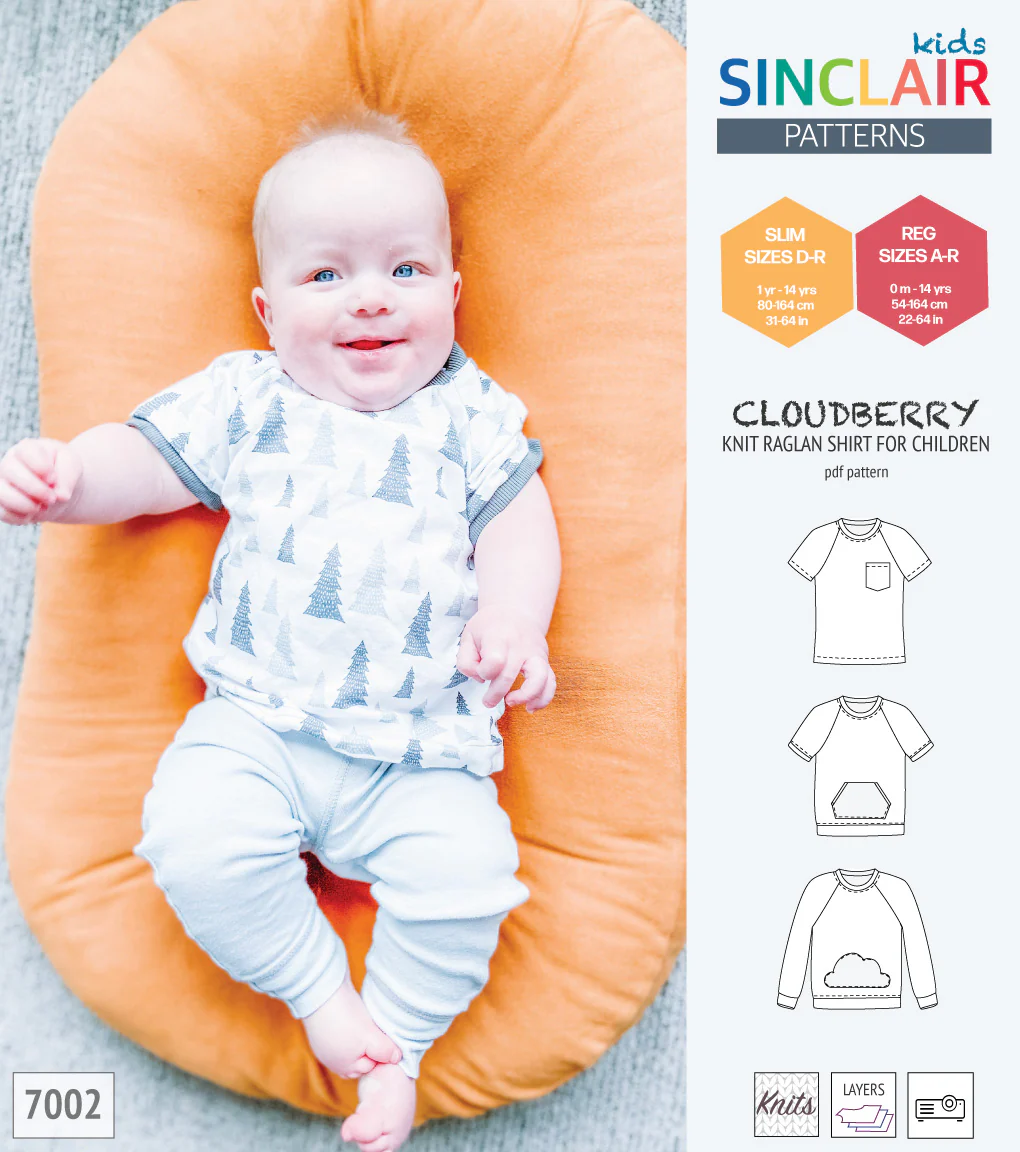 Cloudberry knit raglan shirt for children (PDF) - Image 42