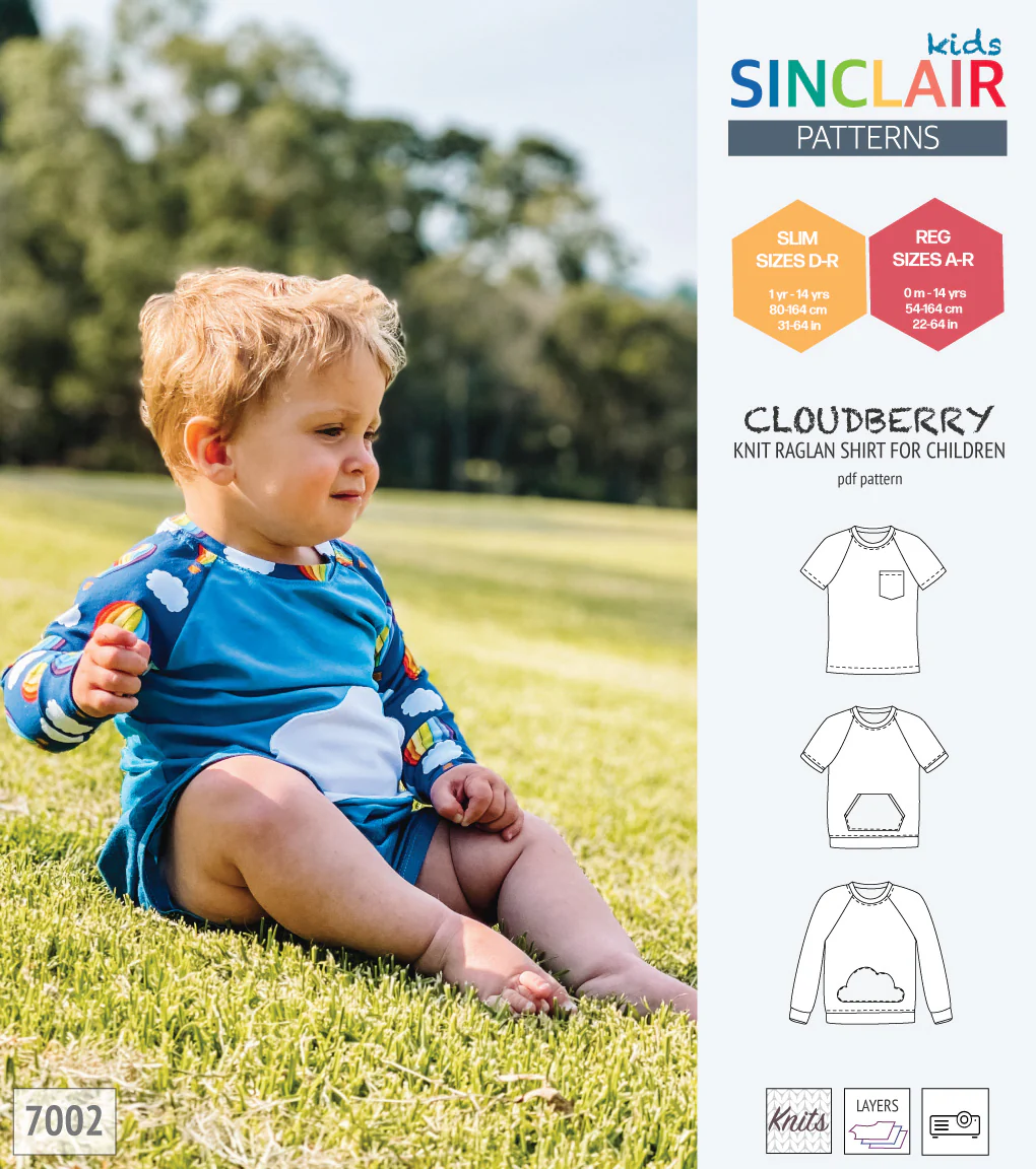Cloudberry knit raglan shirt for children (PDF) - Image 43