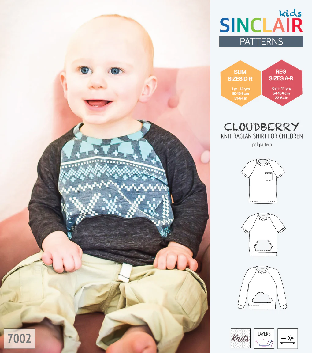 Cloudberry knit raglan shirt for children (PDF) - Image 44
