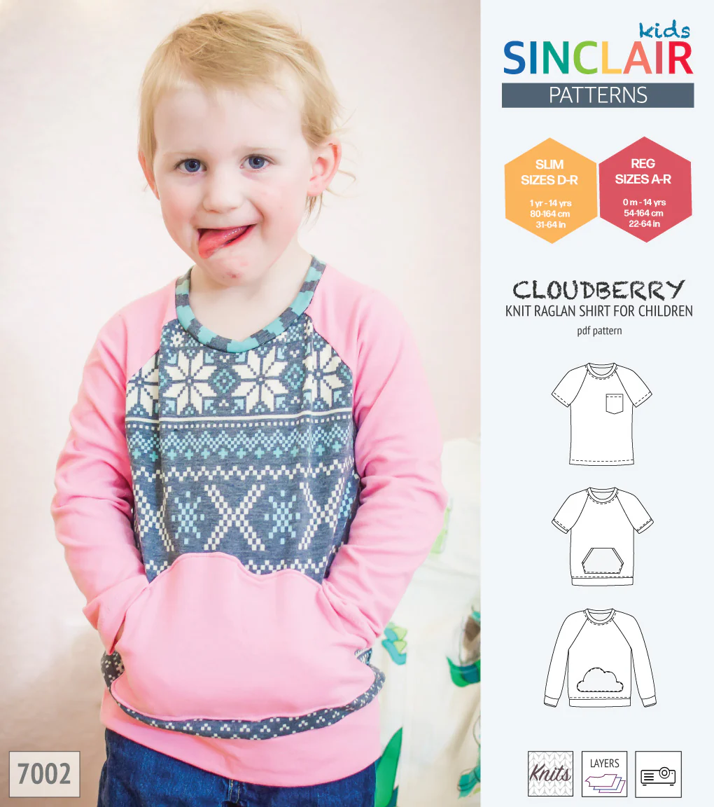 Cloudberry knit raglan shirt for children (PDF) - Image 47