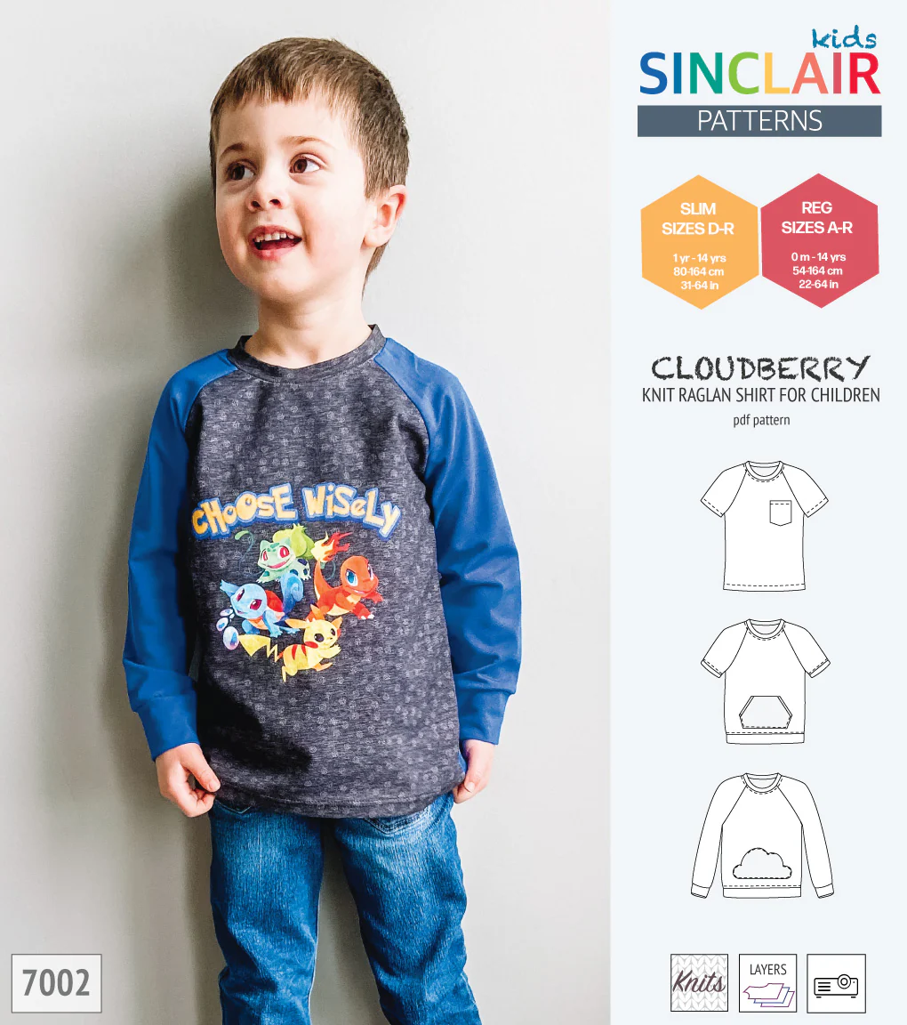 Cloudberry knit raglan shirt for children (PDF) - Image 49