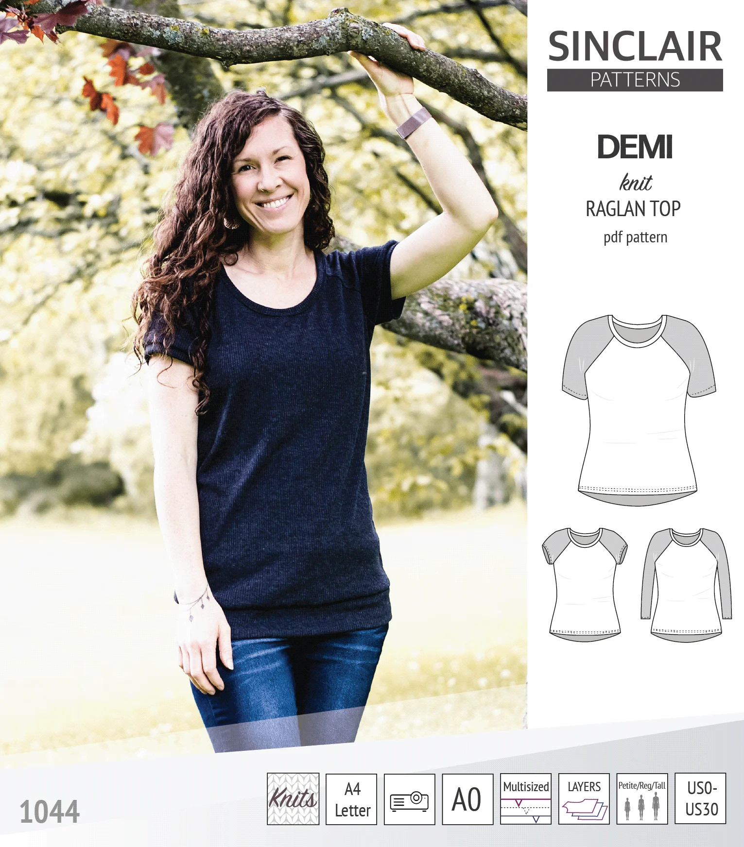 Demi classic raglan knit top (PDF) - Image 13