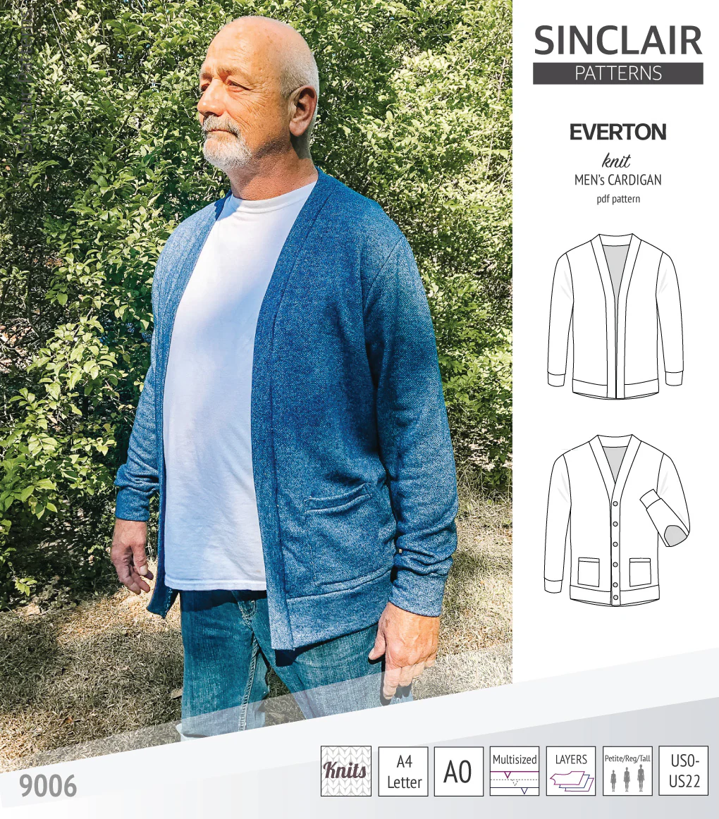 Everton classic knit cardigan for men (PDF) - Image 21