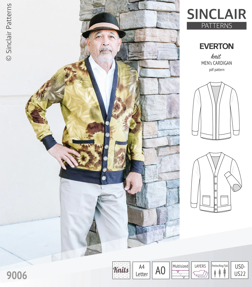 Everton classic knit cardigan for men (PDF) - Image 23