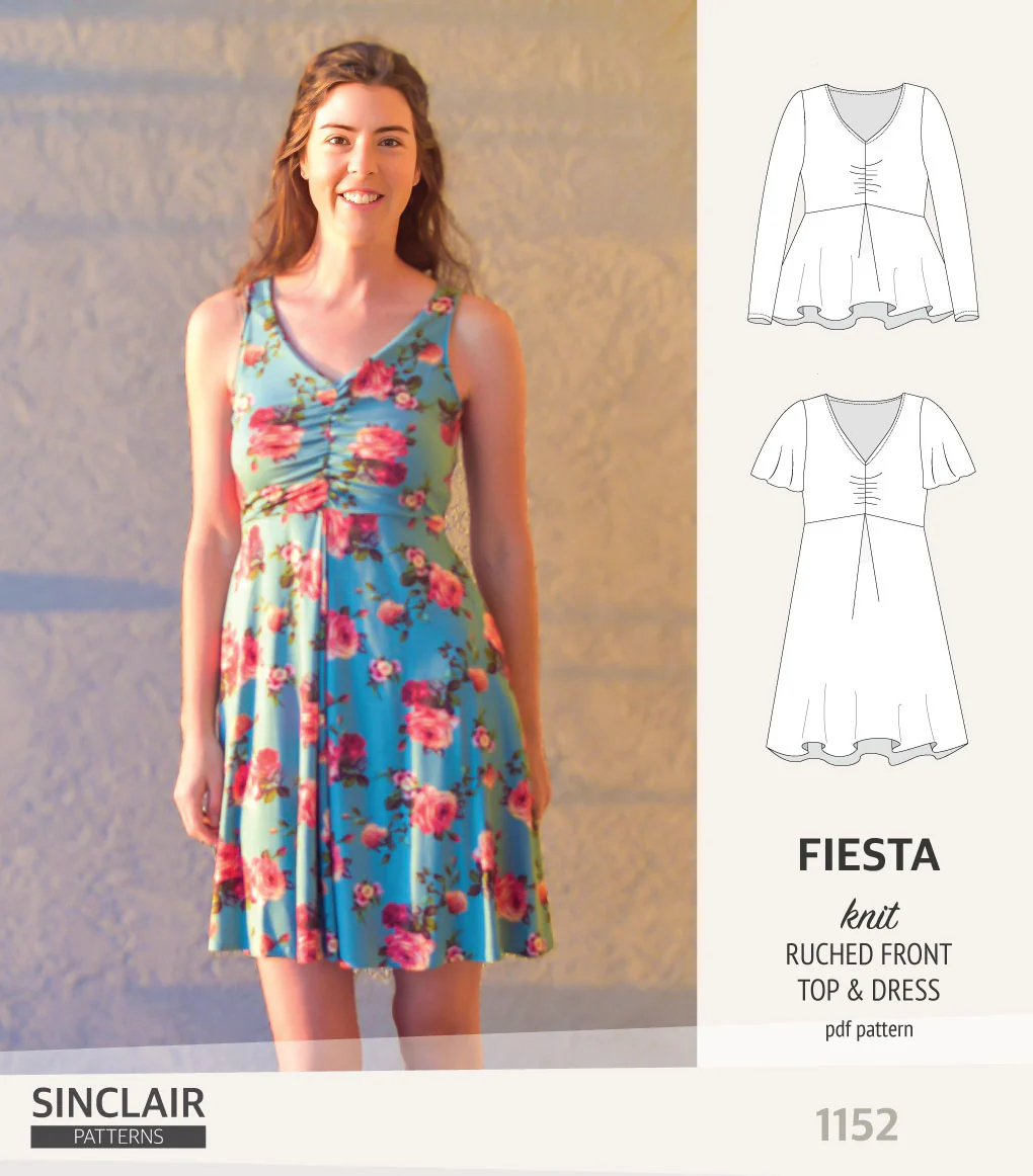 Fiesta ruched bust knit top and dress (PDF) - Image 13