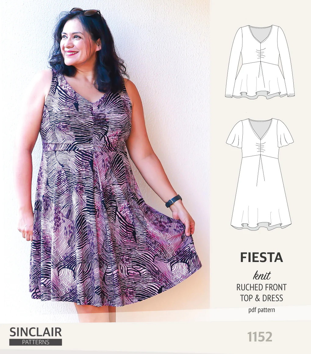 Fiesta ruched bust knit top and dress (PDF) - Image 14