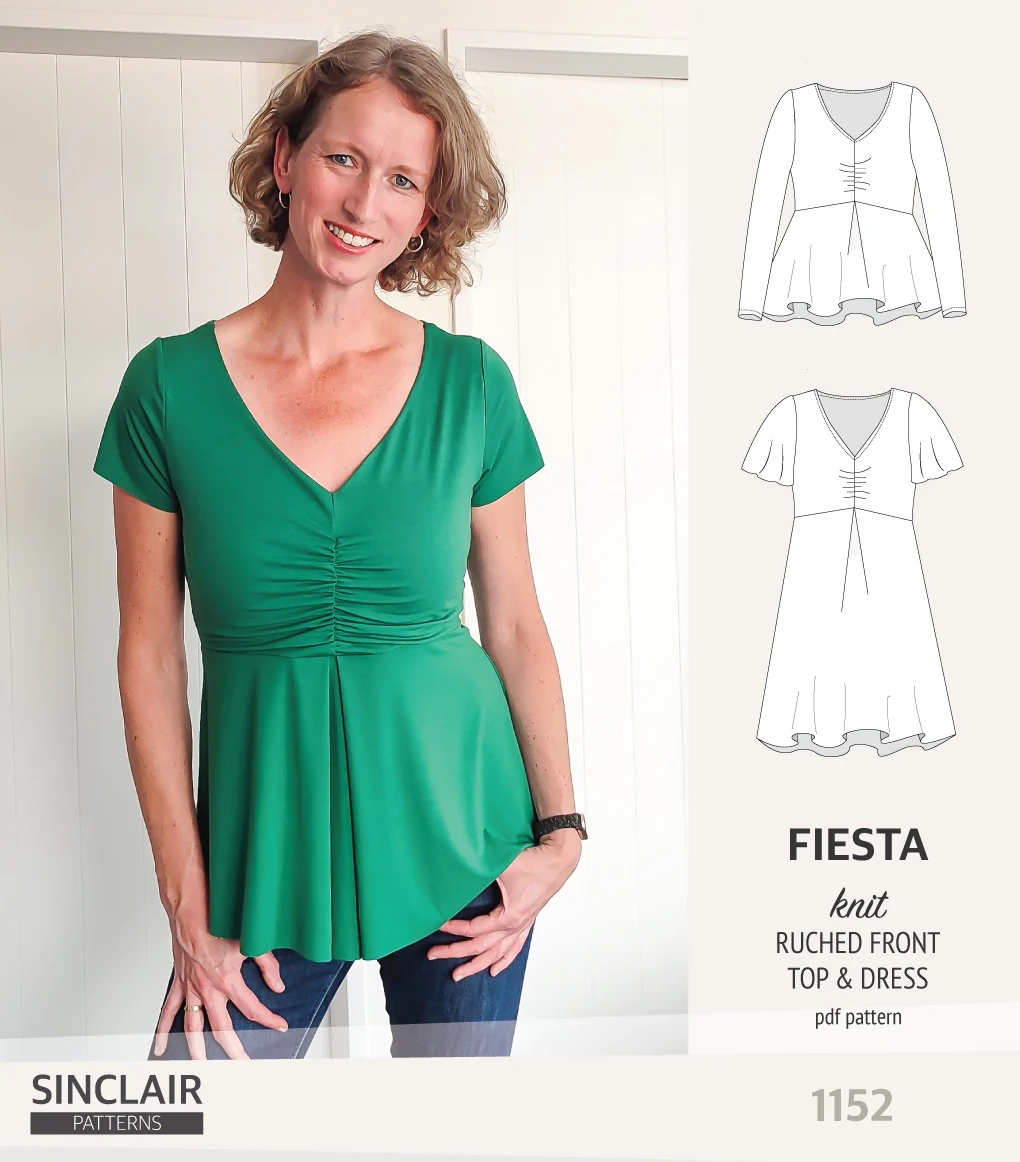 Fiesta ruched bust knit top and dress (PDF) - Image 17