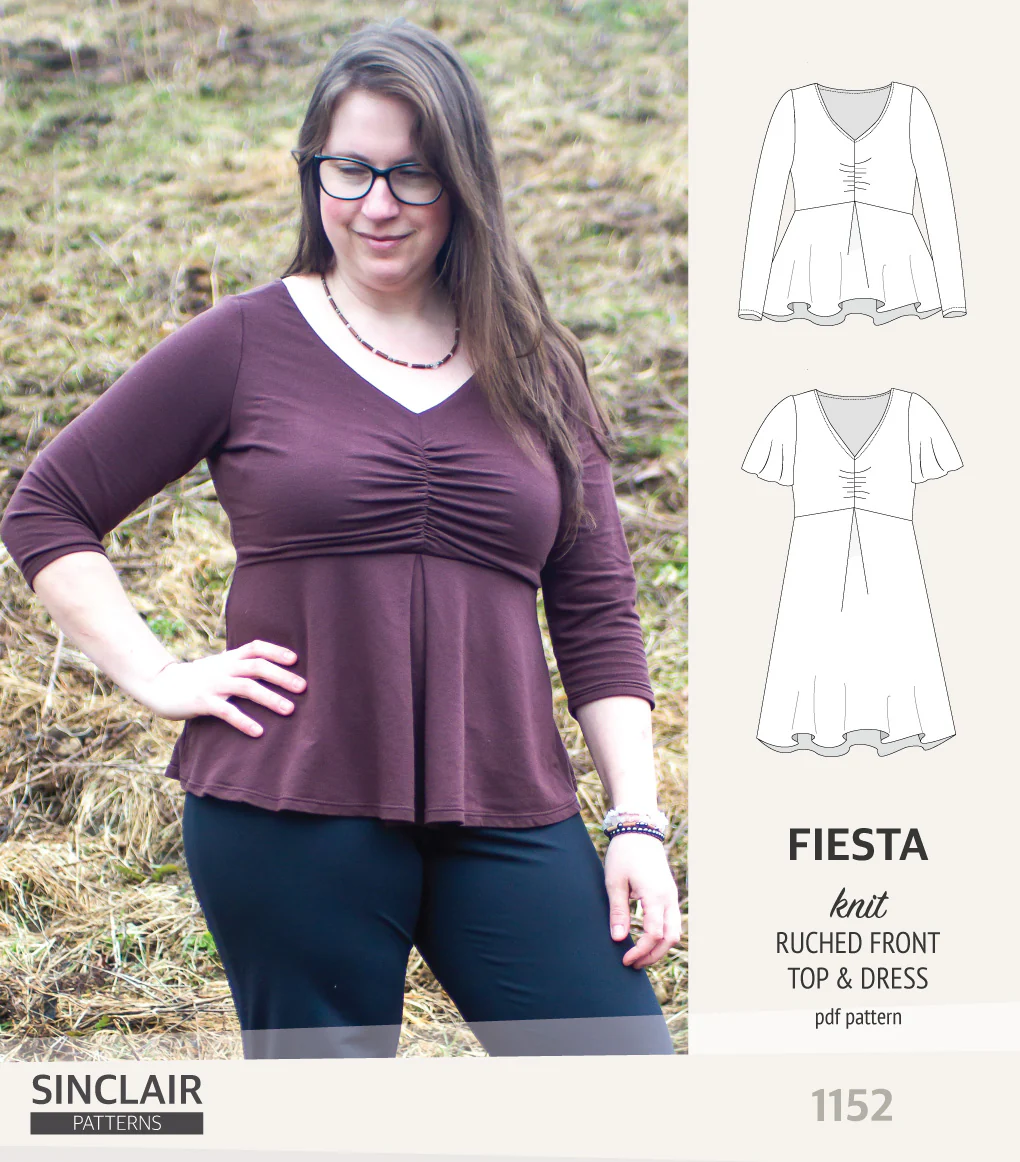 Fiesta ruched bust knit top and dress (PDF) - Image 18