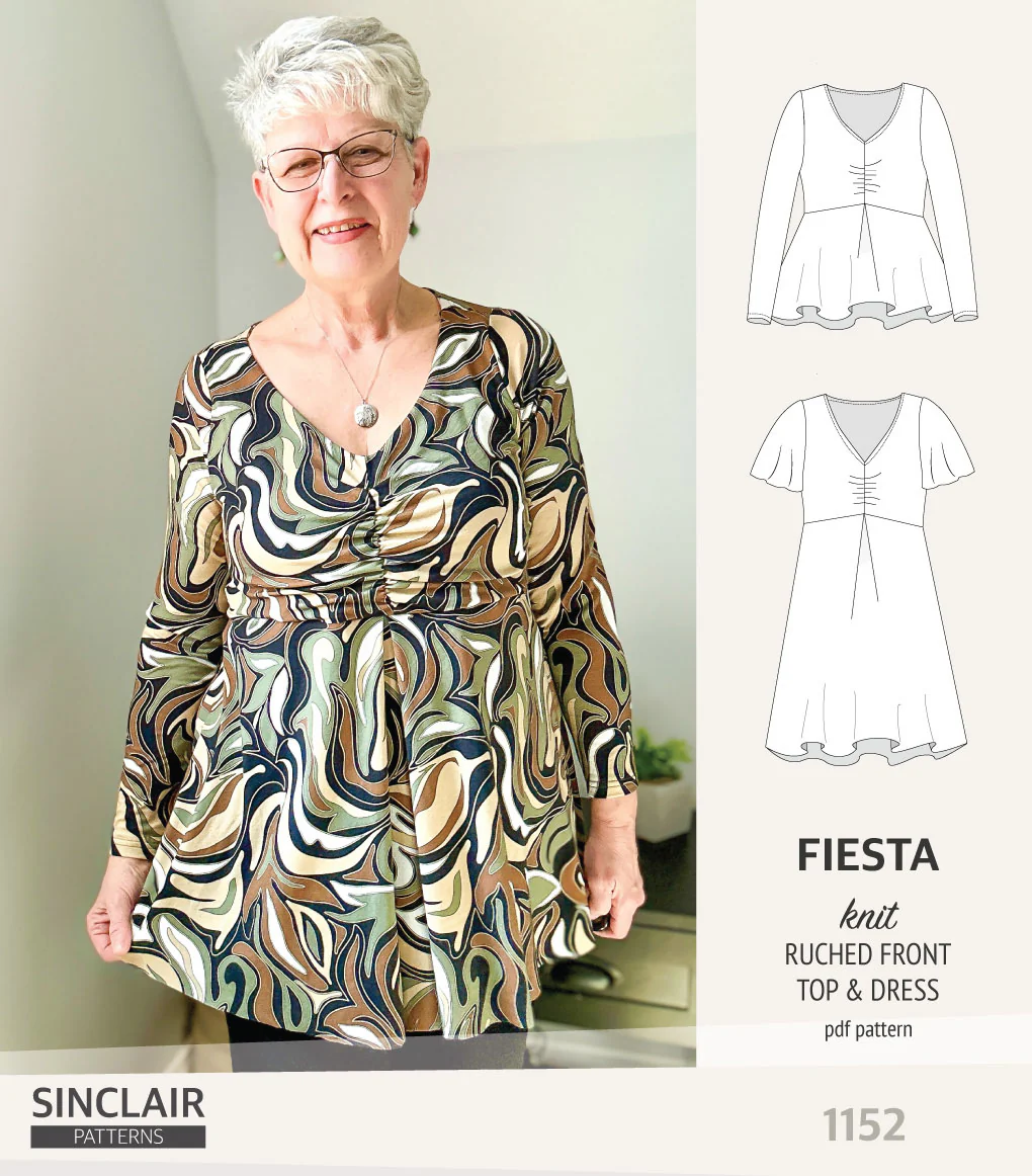 Fiesta ruched bust knit top and dress (PDF) - Image 21
