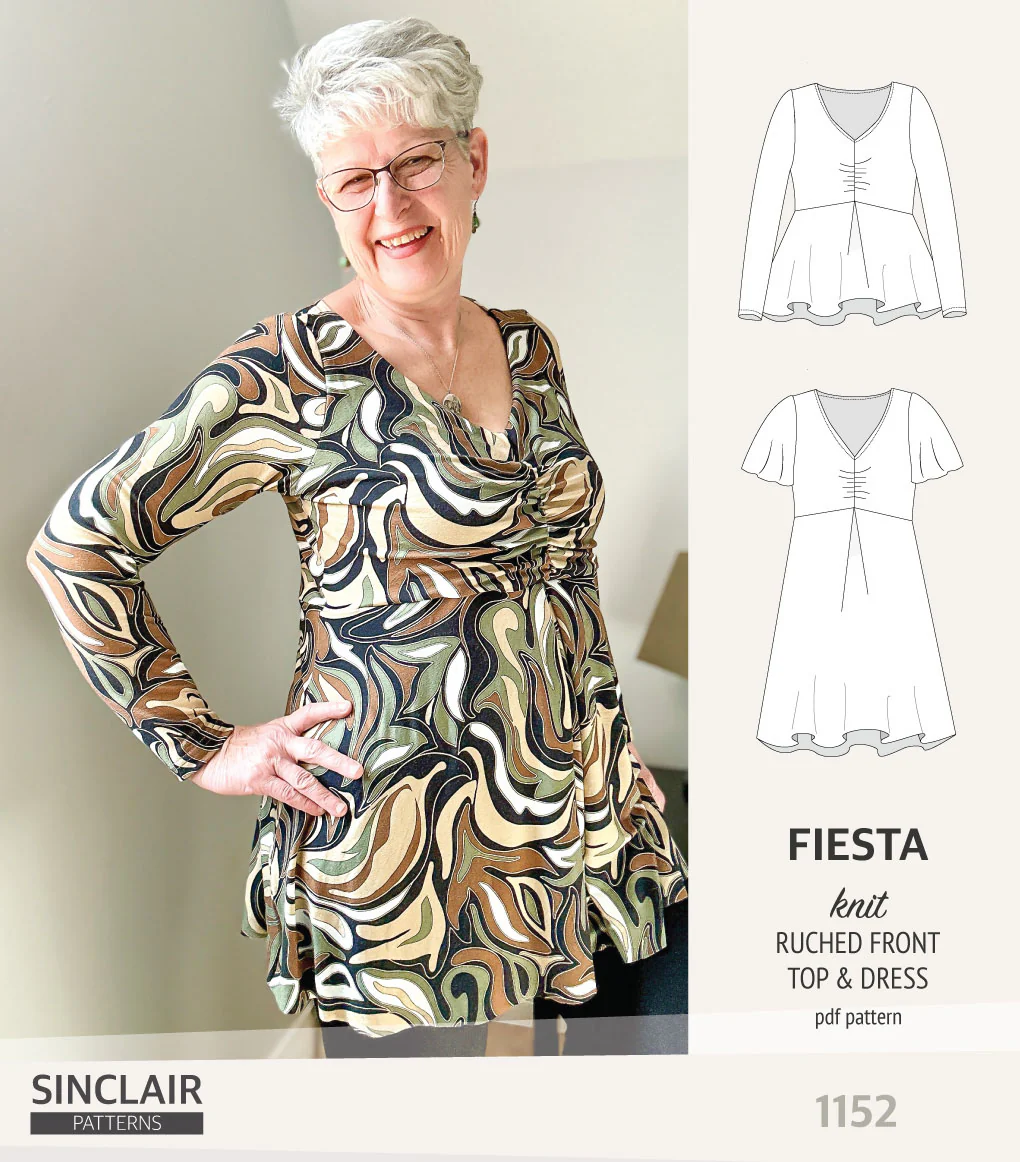 Fiesta ruched bust knit top and dress (PDF) - Image 22