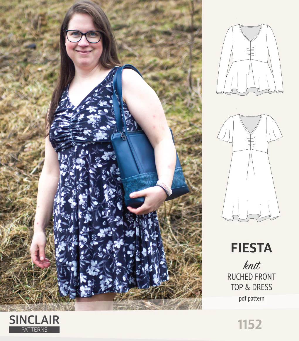Fiesta ruched bust knit top and dress (PDF) - Image 26