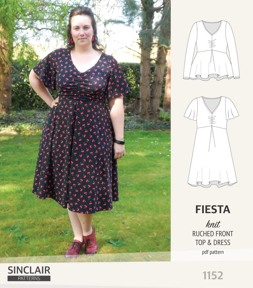 Fiesta ruched bust knit top and dress (PDF) - Image 29