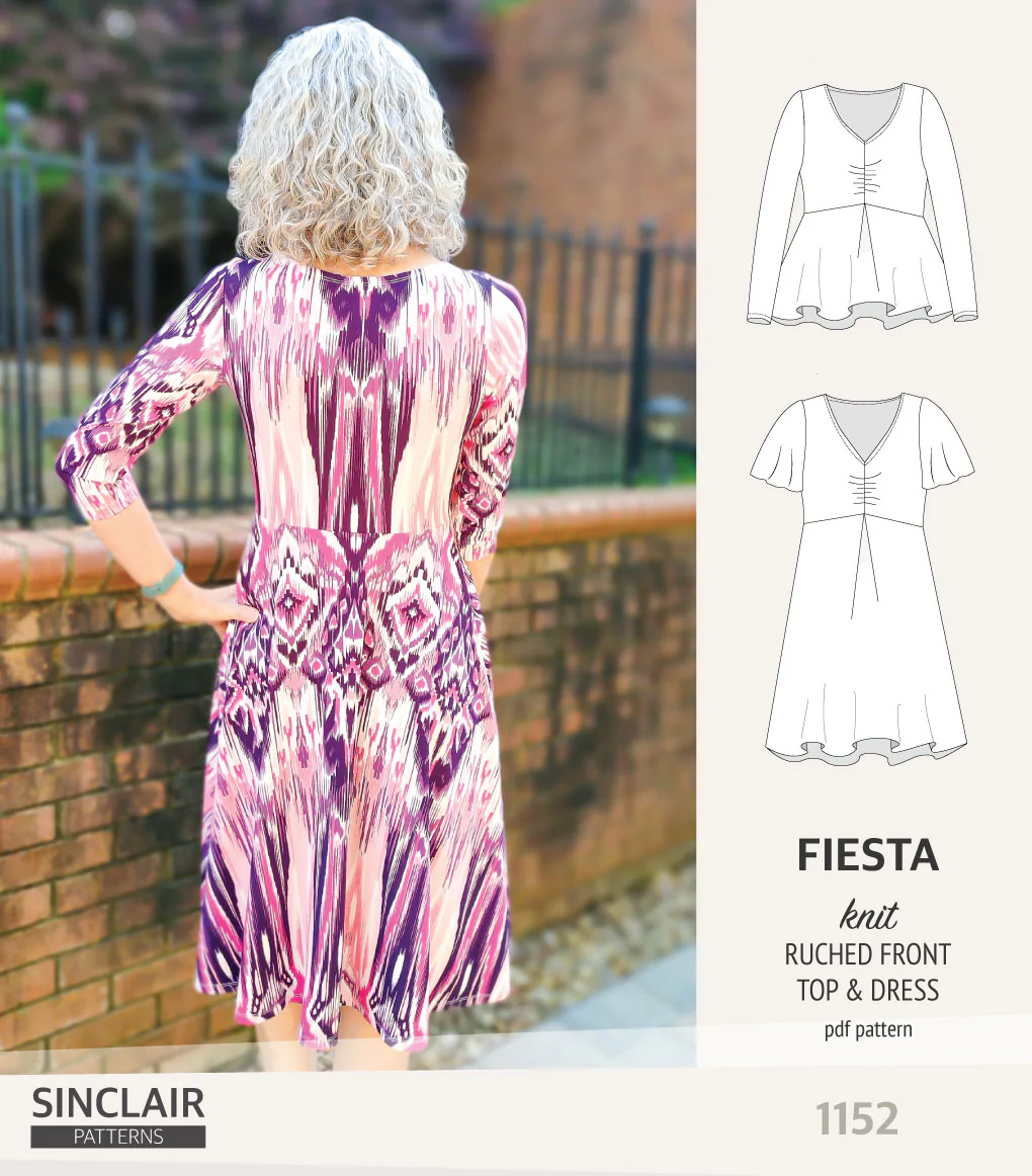 Fiesta ruched bust knit top and dress (PDF) - Image 31
