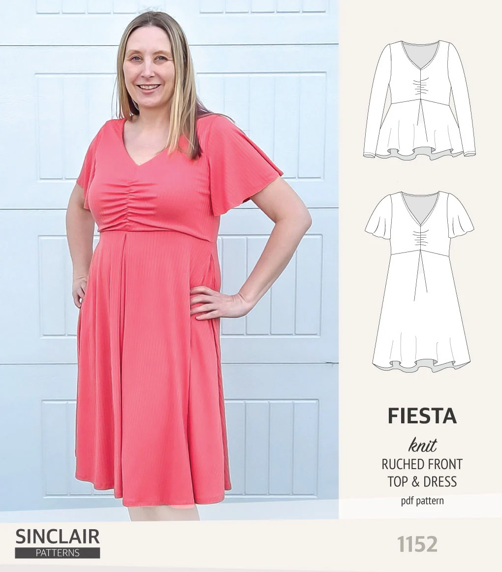 Fiesta ruched bust knit top and dress (PDF) - Image 40