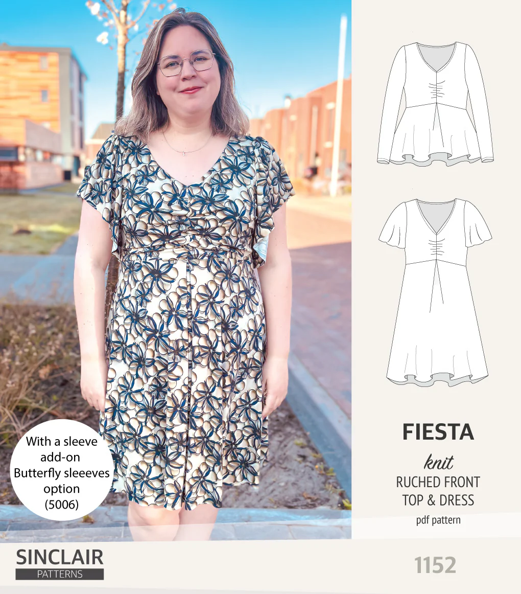Fiesta ruched bust knit top and dress (PDF) - Image 42