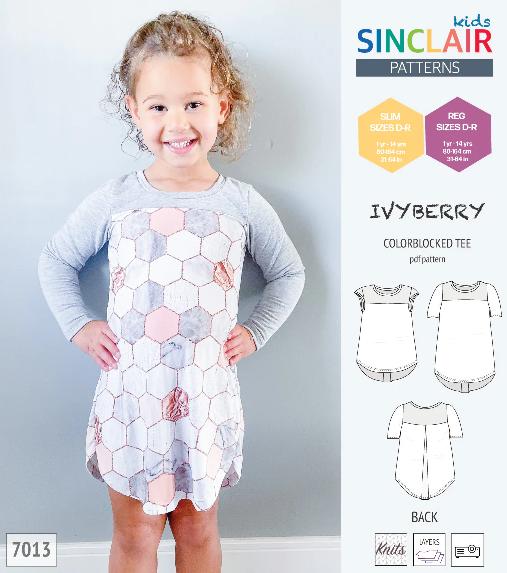 Ivyberry colorblocked tee for children (PDF) - Image 17