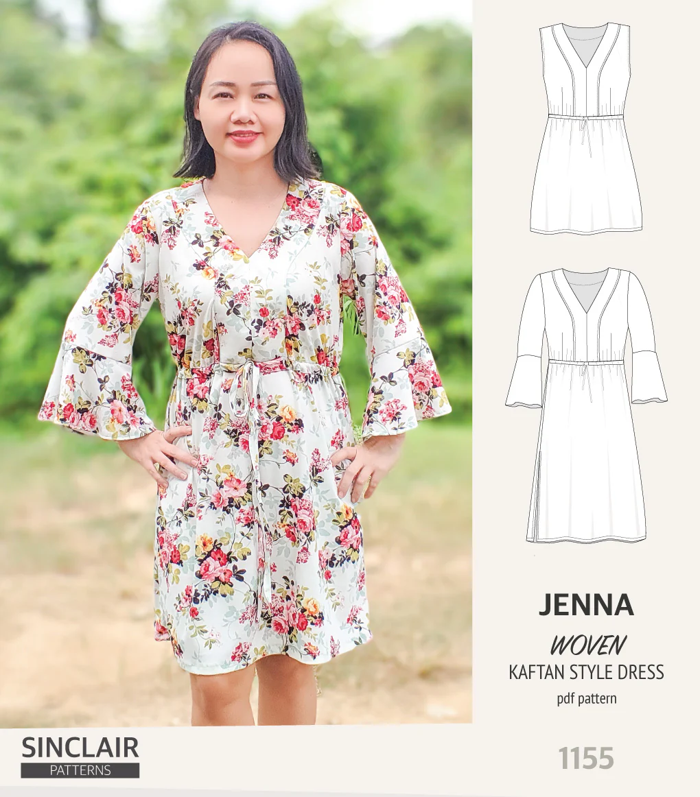 Jenna kaftan style dress (PDF) - Image 30