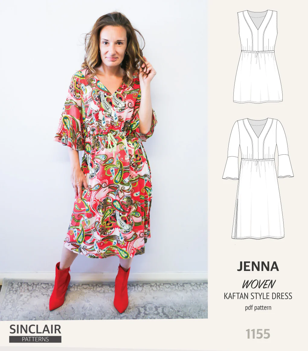 Jenna kaftan style dress (PDF) - Image 36