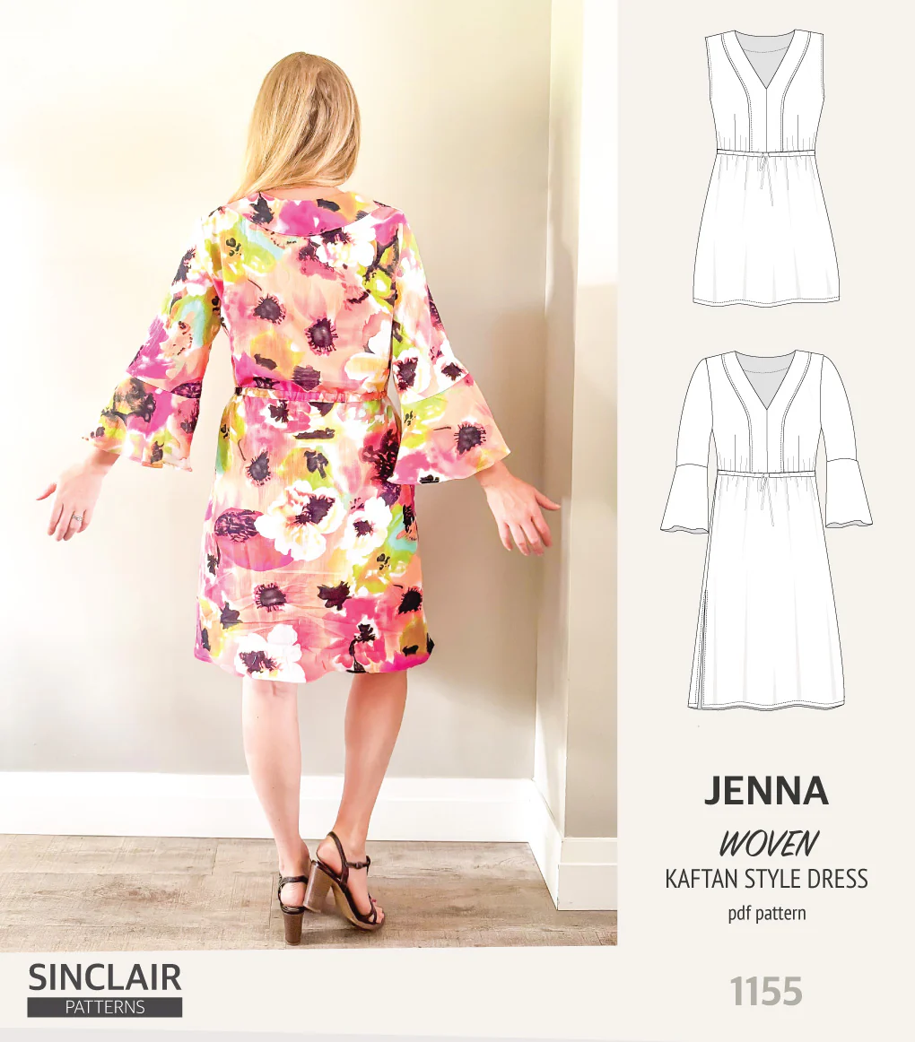 Jenna kaftan style dress (PDF) - Image 6