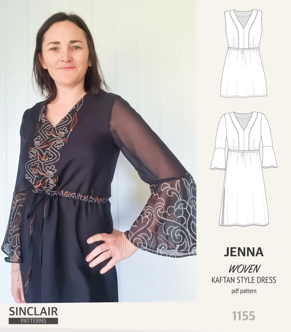 Jenna kaftan style dress (PDF) - Image 7