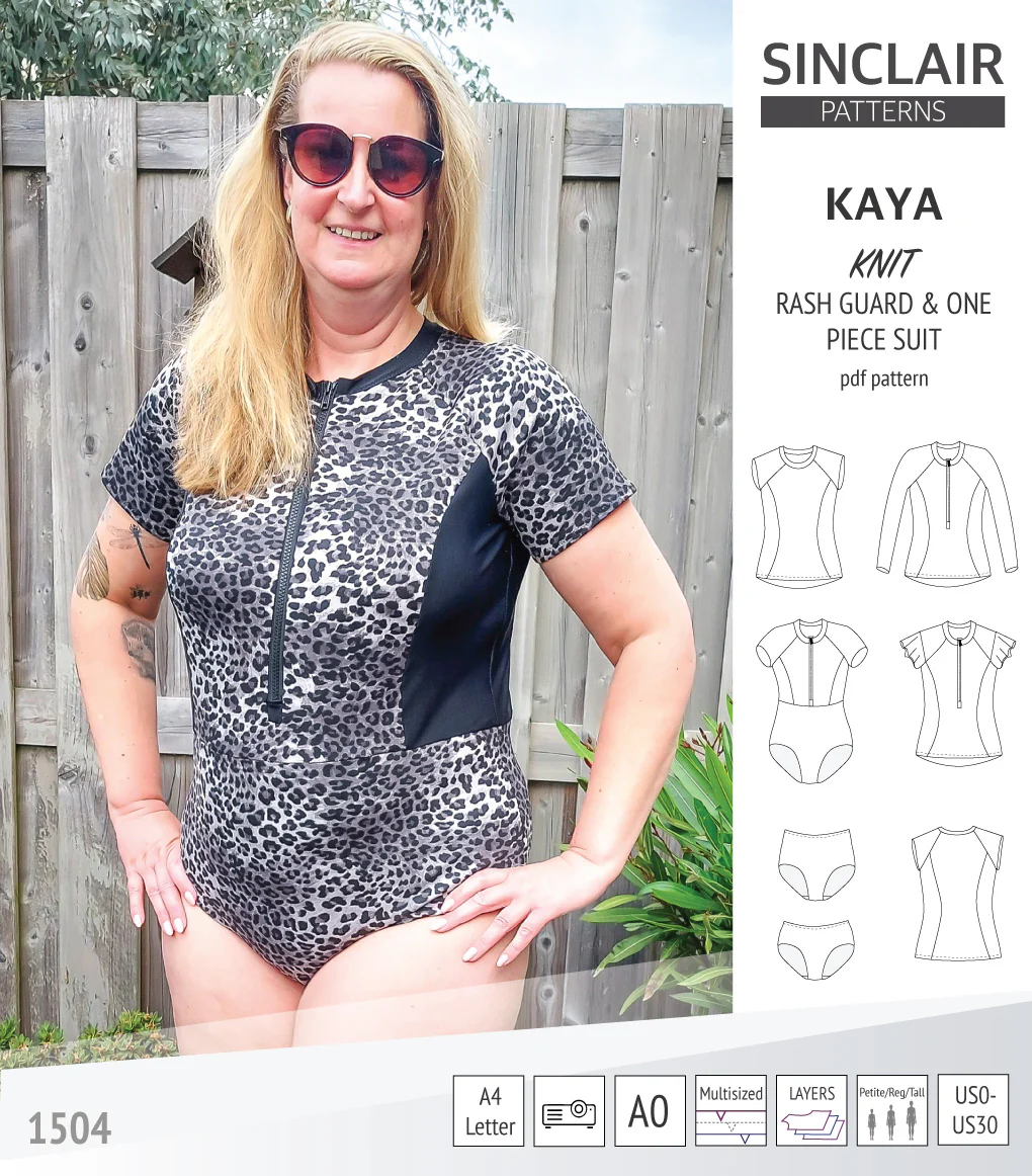 Kaya rash guard, bottoms and one piece swimming suit (PDF) - Image 18