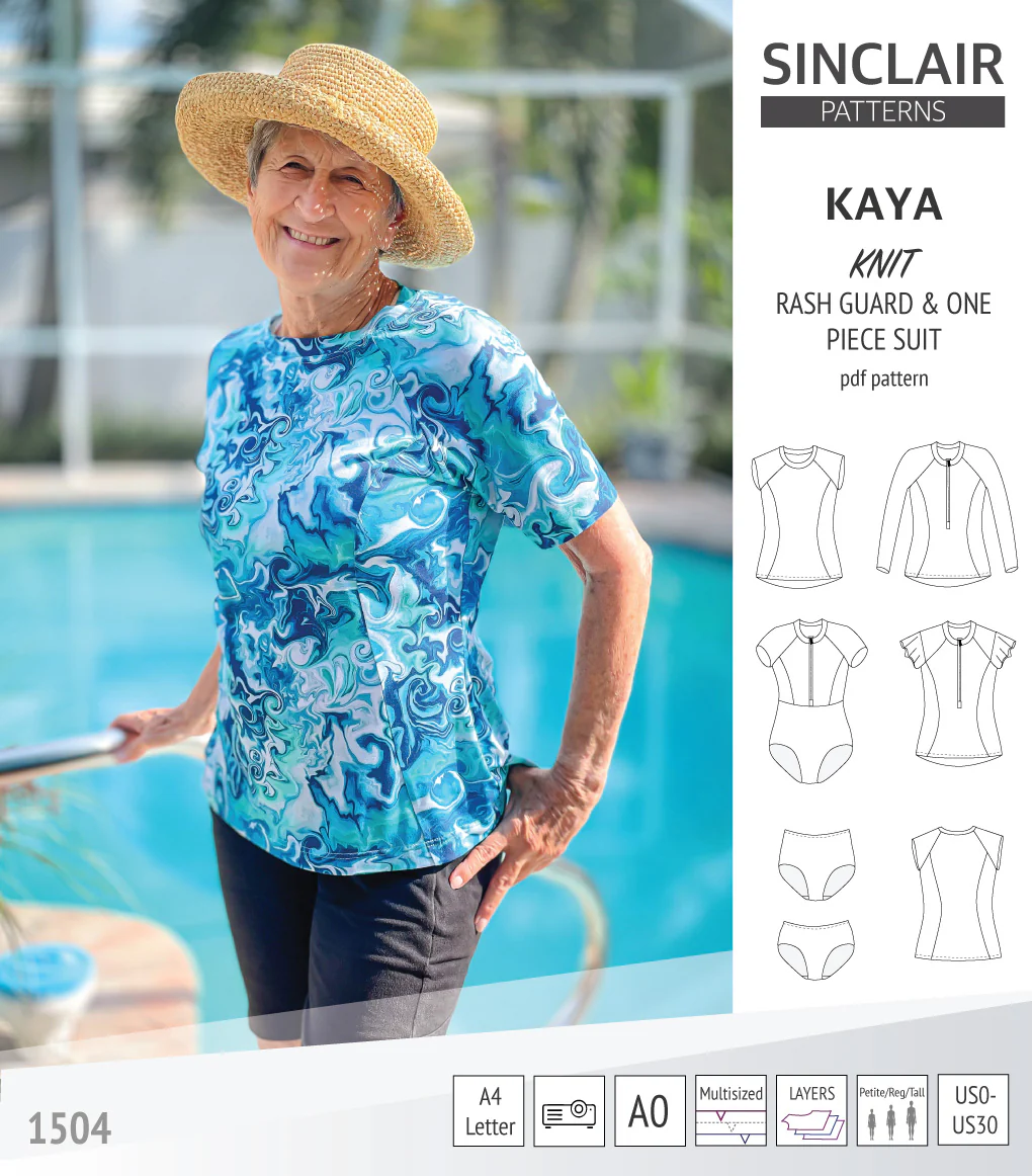 Kaya rash guard, bottoms and one piece swimming suit (PDF) - Image 32