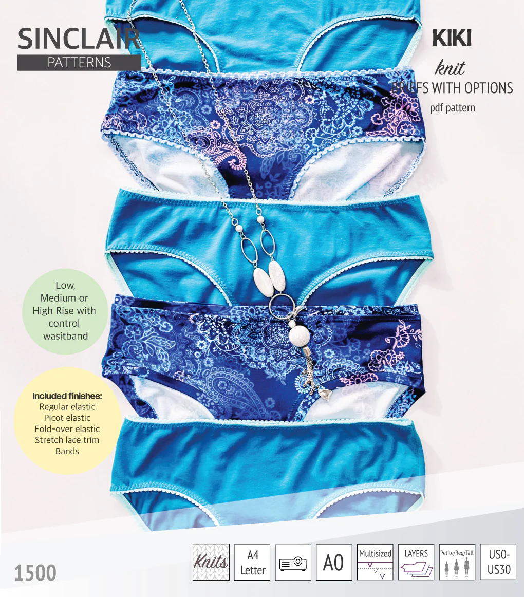 Kiki briefs with low, medium and high rise options (PDF) - Image 12