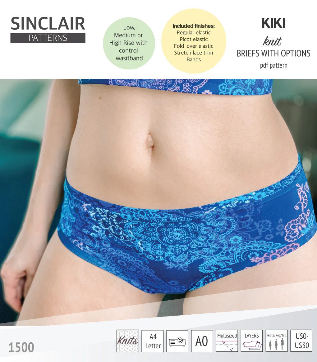 Kiki briefs with low, medium and high rise options (PDF) - Image 13
