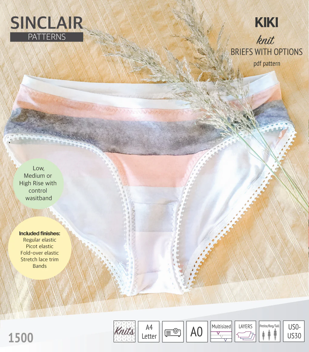 Kiki briefs with low, medium and high rise options (PDF) - Image 16