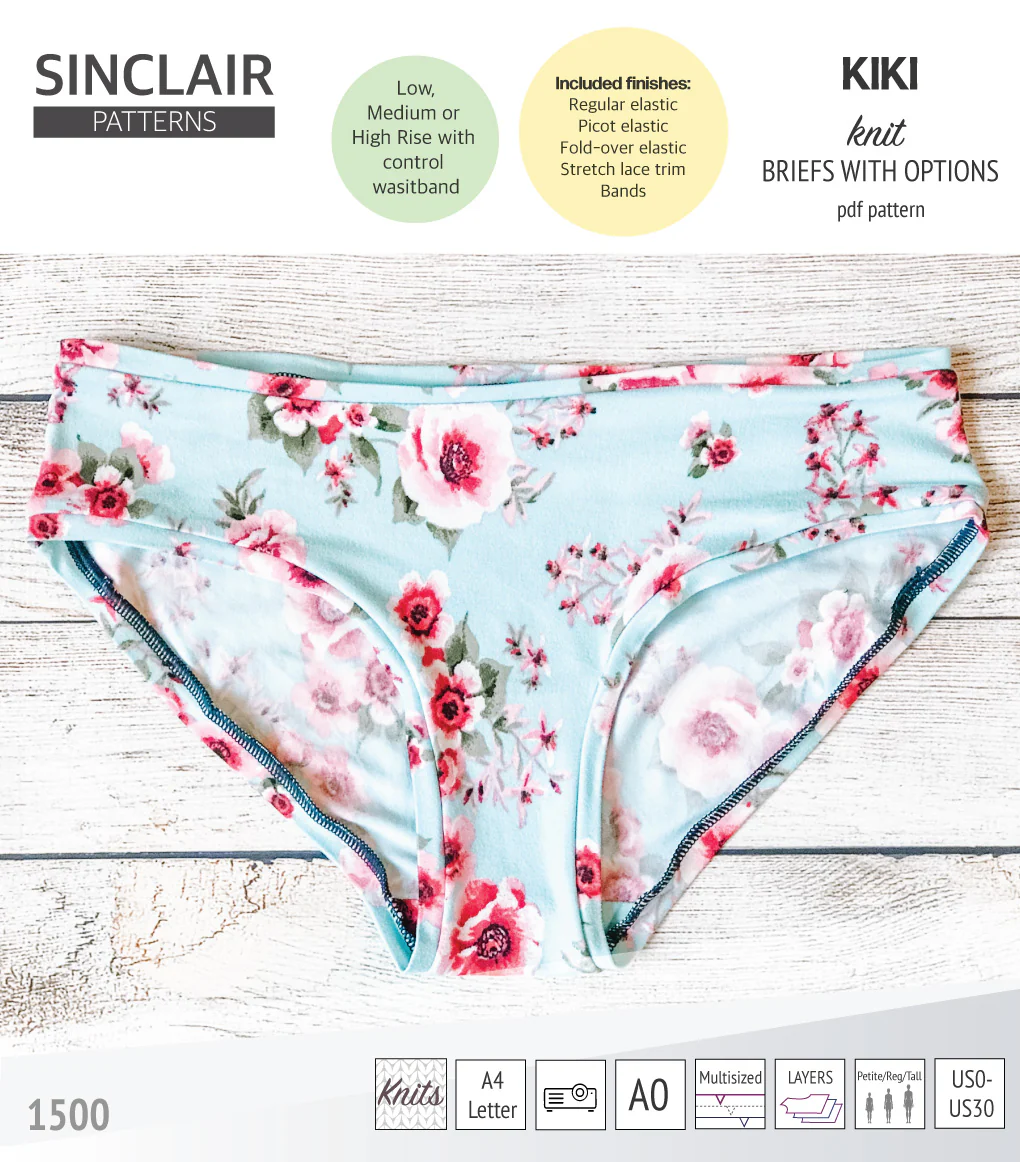 Kiki briefs with low, medium and high rise options (PDF) - Image 17