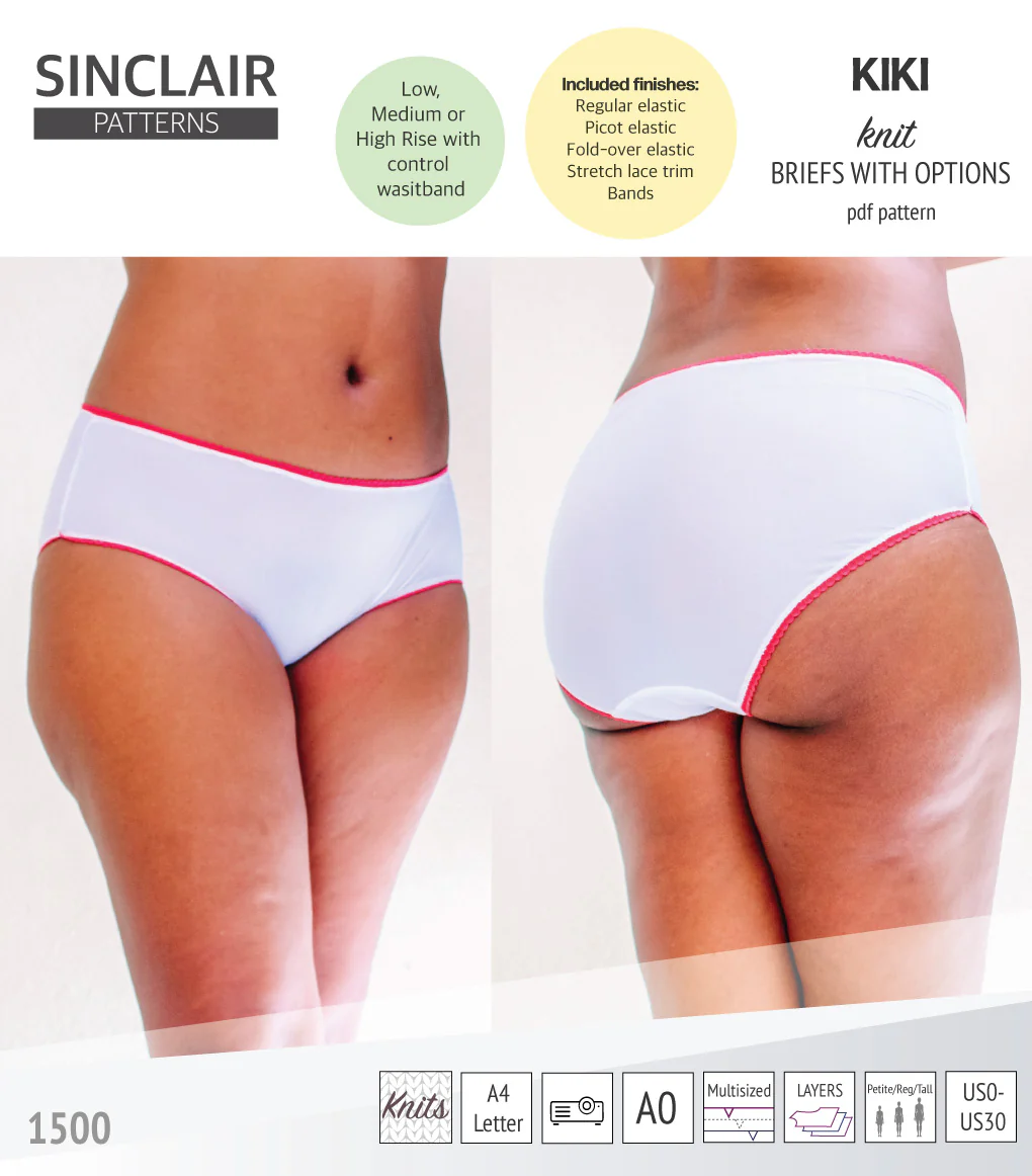 Kiki briefs with low, medium and high rise options (PDF) - Image 24